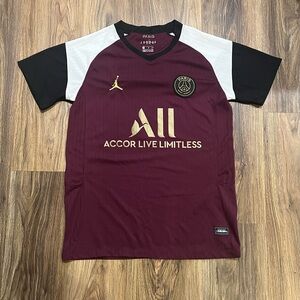 Jordan PSG 2020/21 Third Mens Soccer Jersey SIZE MENS SMALL, number peeling